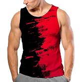 sanatty Men Rave Tank Tops, Graphic Summer Funny Sleeveless, Patriotic, Summer Beach Men's Tanks