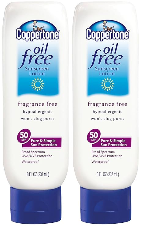 coppertone oil free sunscreen lotion