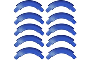 Ahpoon Track Connectors Pieces Compatible with Hot T Wheels,90 Degree,Size L,10 Packs