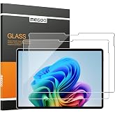 Megoo ArmorShield Screen Protector for Surface Pro 11/10/9/8/X 13" | Also Fits Surface Pro 12 Business Edition, 9H Tempered Glass, HD Clear, 3X Stronger, Surface Pen Compatible, 2 Pack