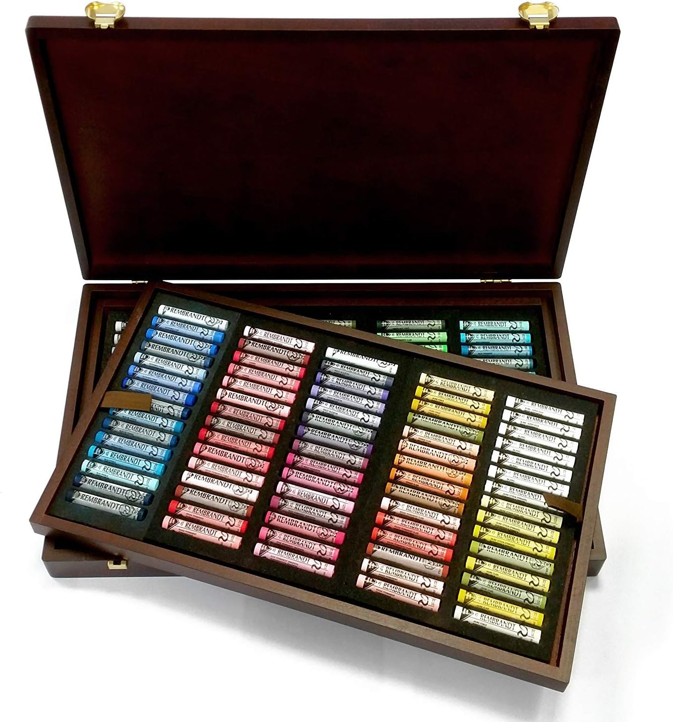CAJA MADERA 150 PASTELES REMBRANDT: Amazon.es: Juguetes y juegos