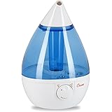 Crane Drop Shape Ultrasonic Cool Mist Humidifier with 2.3 Gallon output per day