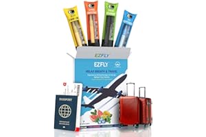EZFly - Travel Essentials - TSA Accepted Flavored Air Puffer, Travel Accessories for Plane, Cruise, Bus and Train, Best Airpl