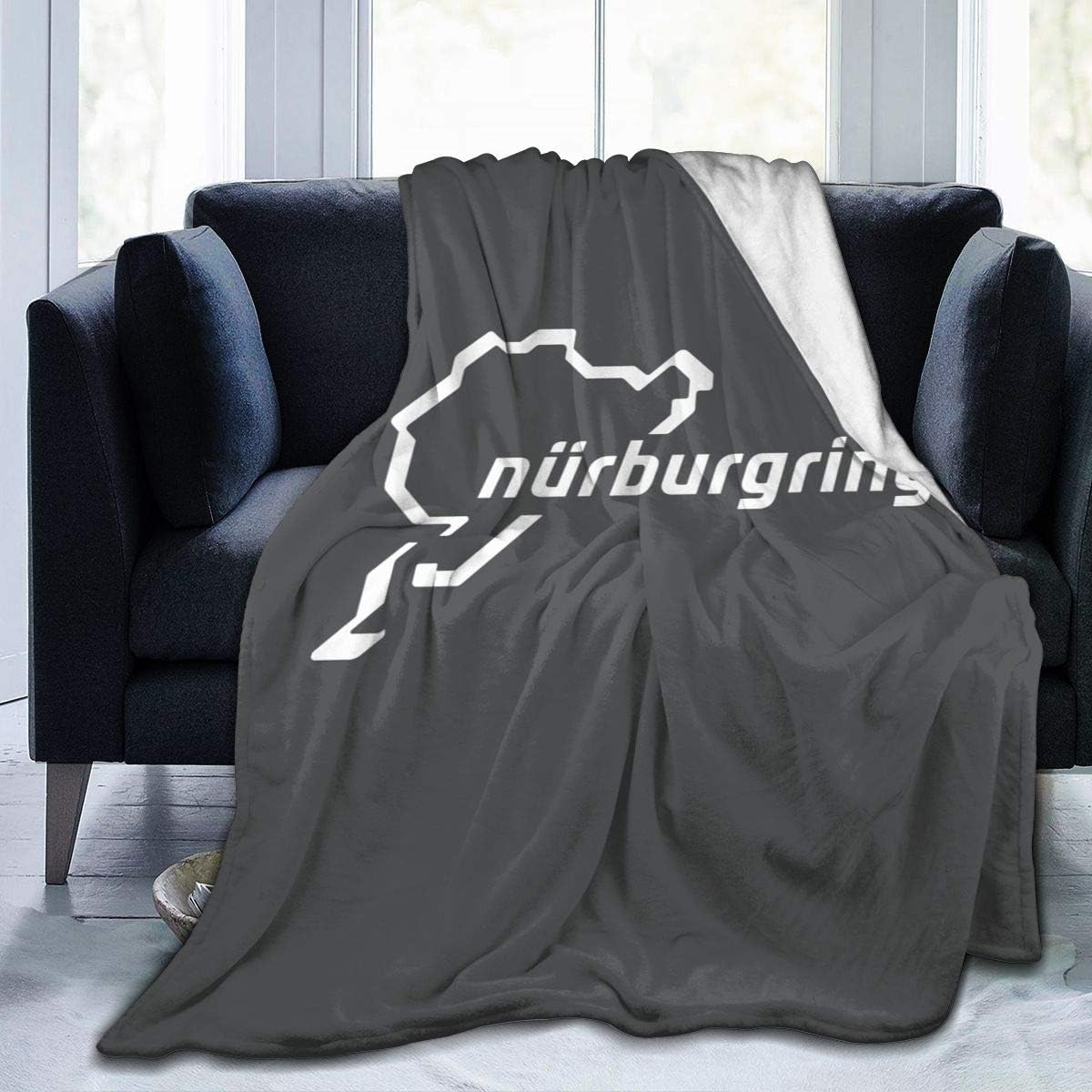 Nurburgring Fleece Blanket Throw Ultra-Soft Micro Fleece Plush Throw Blanket for Couch Bed 60x50 80x60 50x40