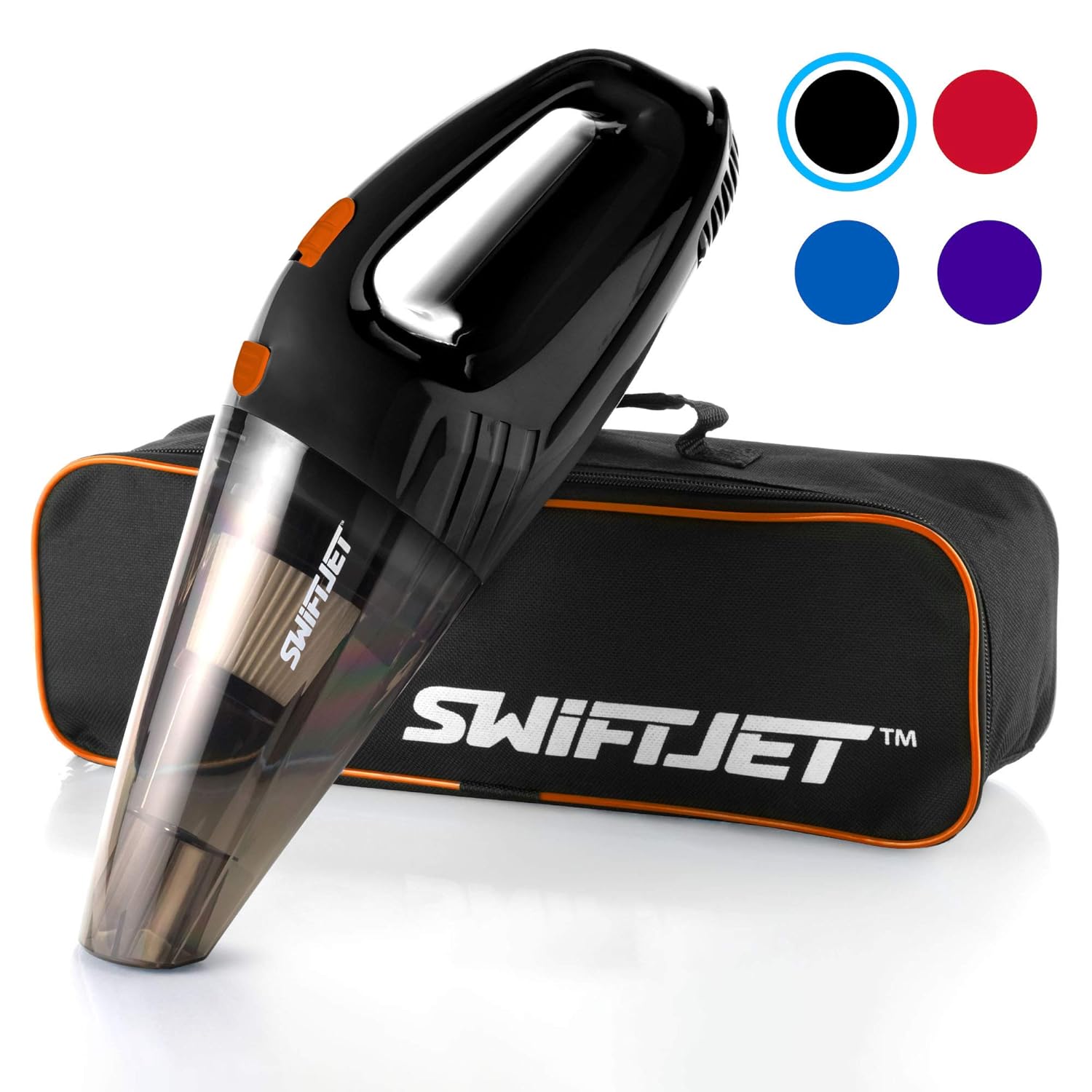 SwiftJet Car Vacuum Cleaner High Powered 4 KPA Suction Handheld