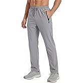 MAGNIVIT Mens Sweatpants with Zipper Pockets Athletic Track Joggers for Men Lightweight Quick-Dry Stretchy Pants for Men