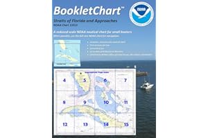 Paradise Cay Publications NOAA Booklet Chart 11013: Straits of Florida and Approaches, Handy 8.5" x 11" Size Paper Chart Book Designed for use Aboard Small Craft