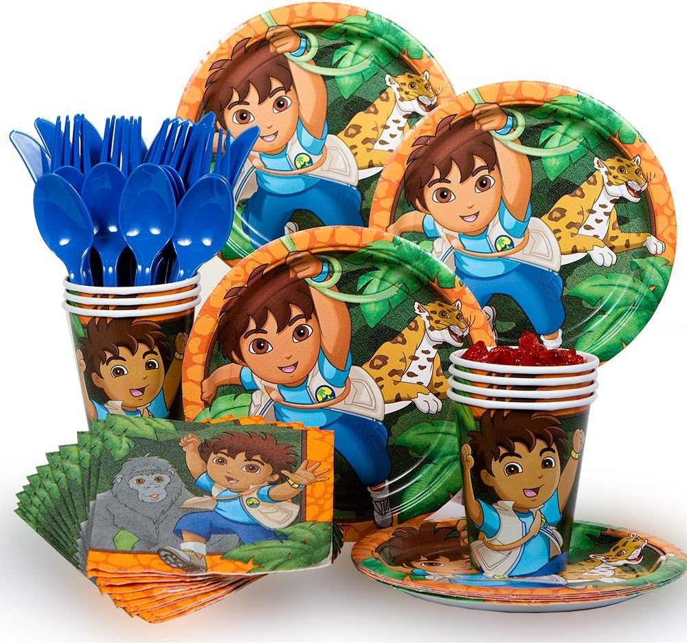 Diego Party Supplies Standard Kit Serves 8 Toys & Games