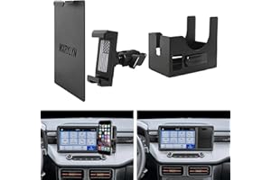 WXRYLYN 2024 Maverick Metal Phone Mount for Maverick 2022 2023 2024 Cubby Phone Mount 2024 Ford Maverick Accessories 2024 Maverick Dash Cubby Insert-Stainless Steel & Aluminum Alloy Material