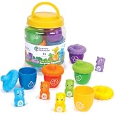 Learning Resources Snap-n-Learn Surprise Squirrels | Sorting and Matching Learning Toys for Toddlers, Number and Color Recognition Manipulatives for Preschoolers, Counting Toys