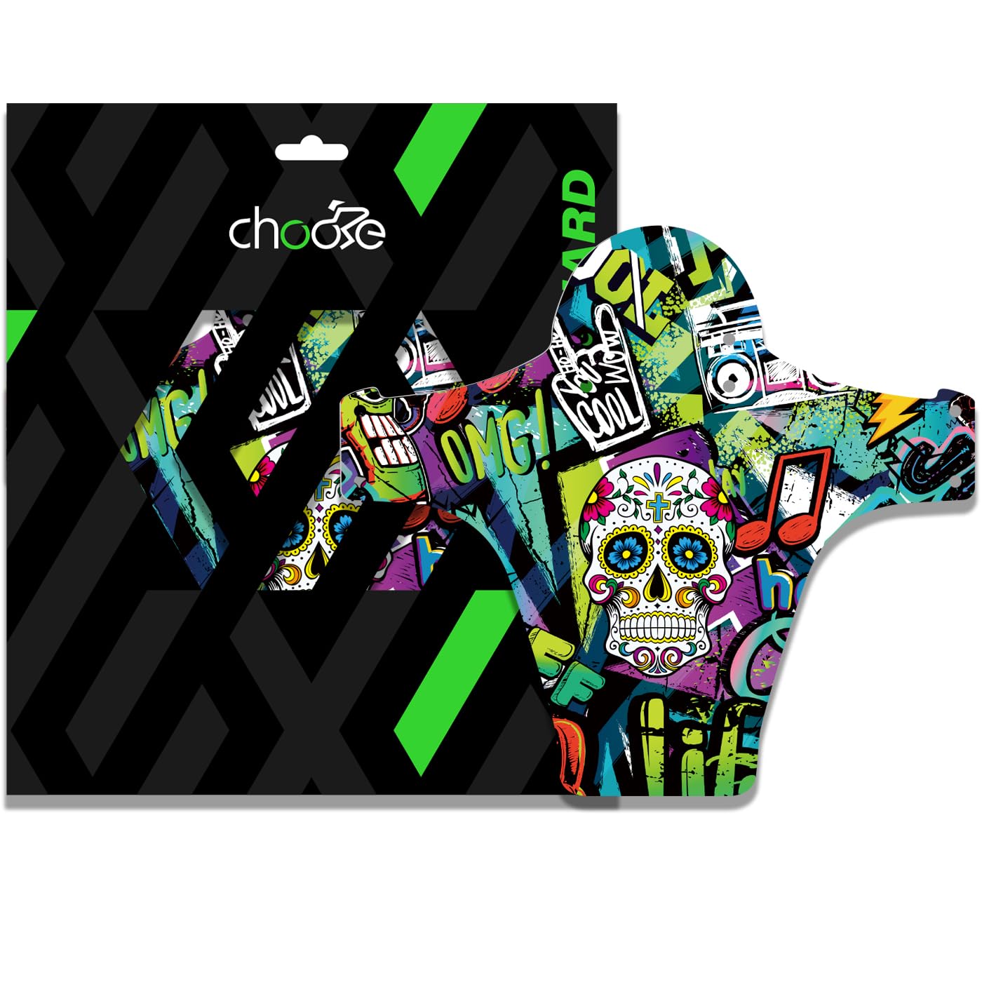 CNCLOL Mountain Bike Mudguards,MTB Mudguards Front and Rear,Bicycle Mudguards Fits 26", 27.5", 29" Plus Size and Fat Bikes.CKL