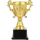 VOSAREA 18cm Mini Trophy Plastic Competitions Trophy Kids Trophy for Kindergarten Primary School