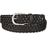 Levi's womens Fully Adjustable Casual Leather Braided Belt for Jeans and Dresses