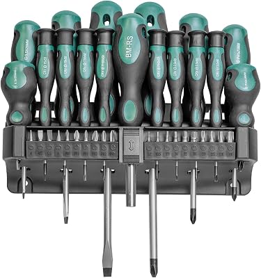 Brüder Mannesmann Werkzeuge M11415 Set de tournevis et embouts 37 pièces