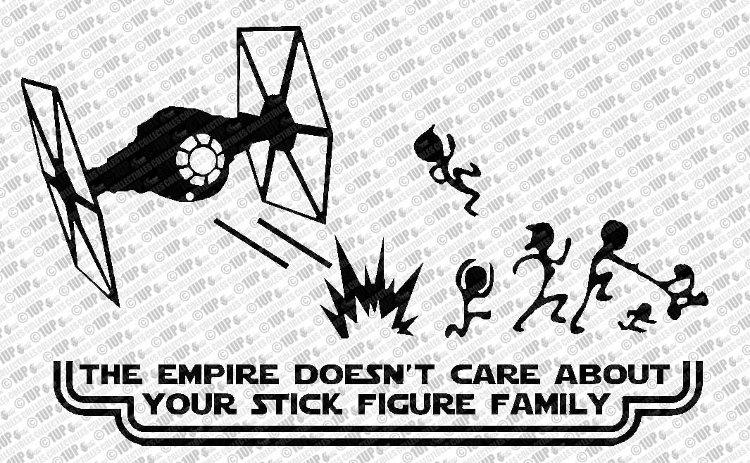 K9 Doesnt Care About Stick Family Funny Car or Truck Window Laptop Decal Sticker