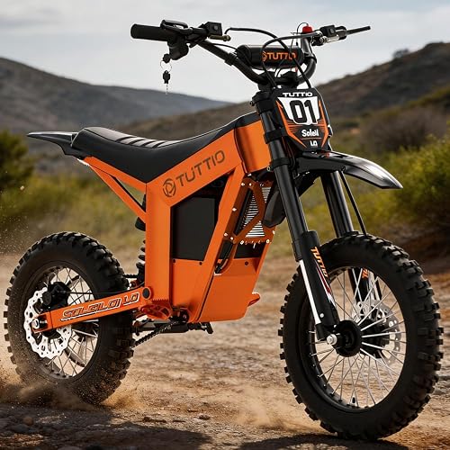 Tuttio 2026 Soleil01-LO Electric-Dirt-Bike 37MPH, 3000W Mid-Drive ...