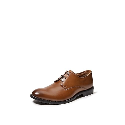 Burwood Men's Tan Leather Formal Shoes 