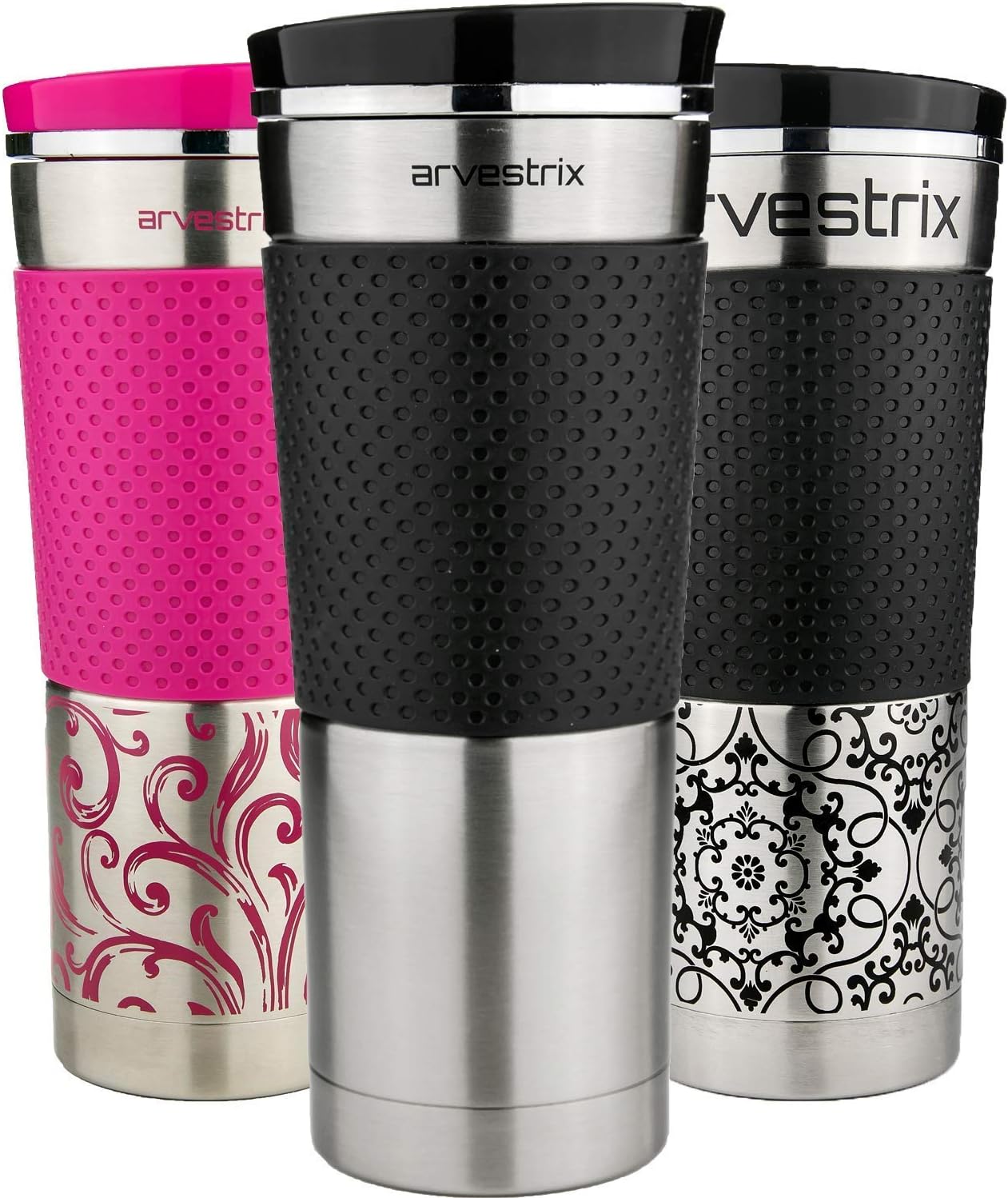 Arvestrix Coffee Travel Mug, Vacuum Insulated Stainless Steel Tea to Go