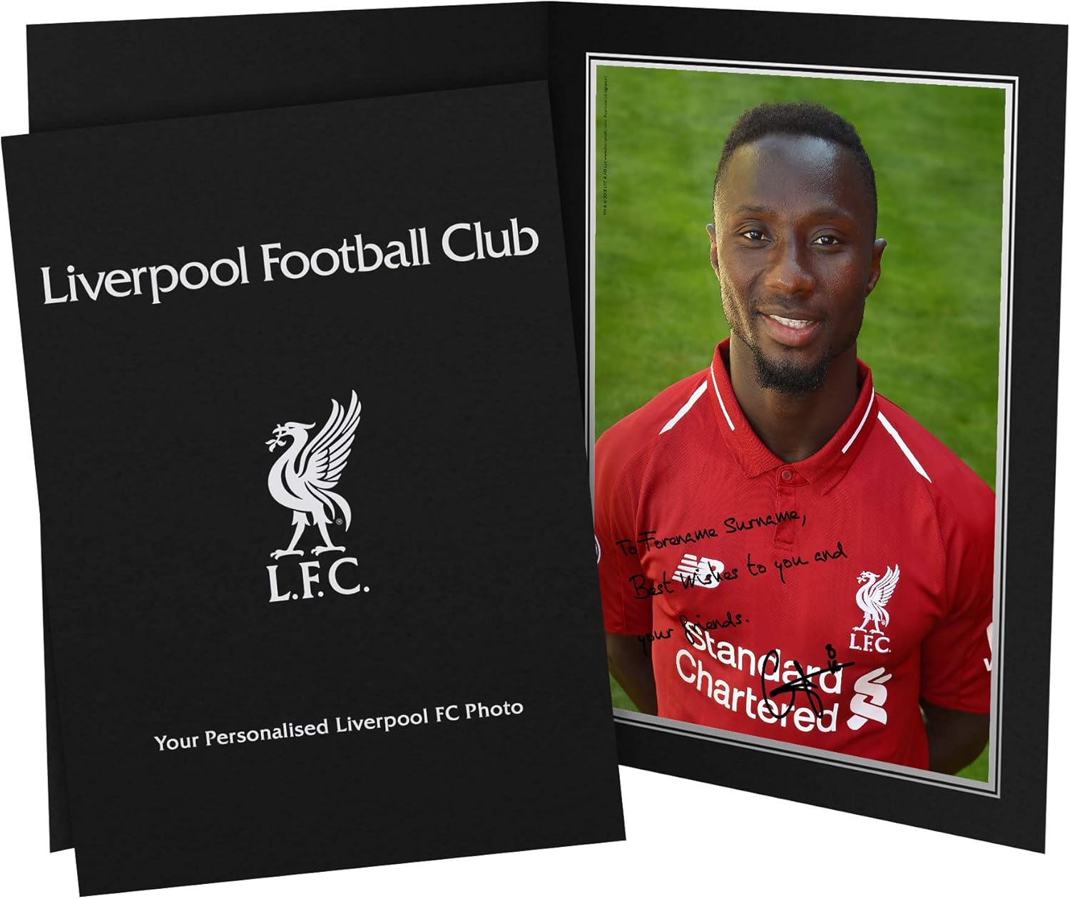 Made Just For You Official Licensed Liverpool Fc Keita Autograph Photo Folder Amazon Co Uk Sports Outdoors