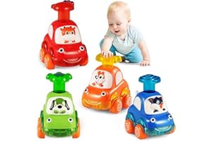 ALASOU Animal Car Toys for 1 2 Year Old Boy|Baby Toys 12-18 Months|1 2 Year Old Boy Birthday Gifts for Infant Kids|Cars for Toddlers 1-3