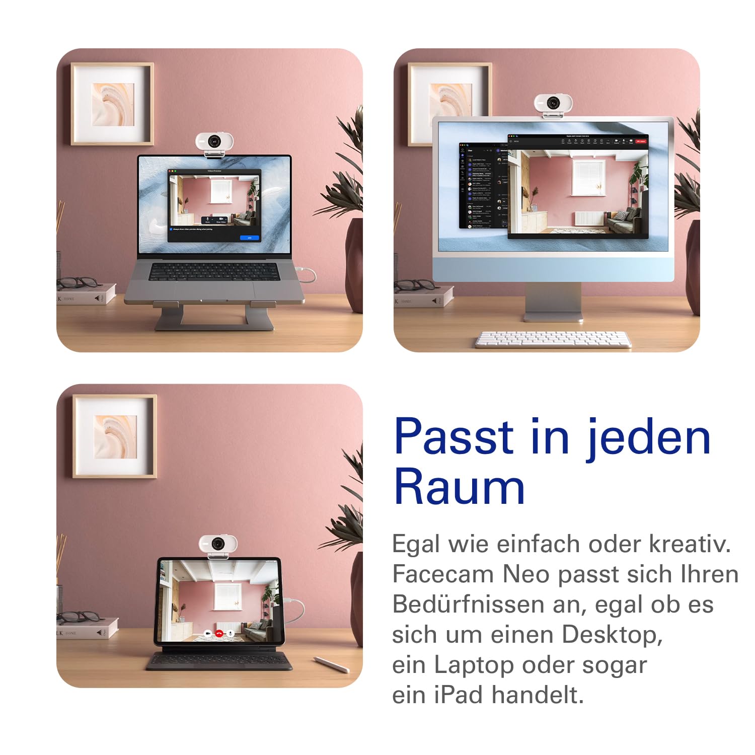 Elgato Facecam Neo, Full-HD-Webcam mit Sichtschutz 7