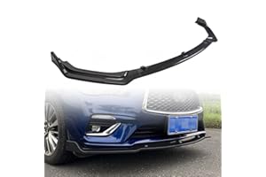 JOYOTO 3PCS Front Bumper Lip Splitter Fit for Infiniti Q50 2018 2019 2020 2021 2022, Base Sedan,JDM Style Air Dam Chin Spoiler Body Kit,Carbon Fiber Look