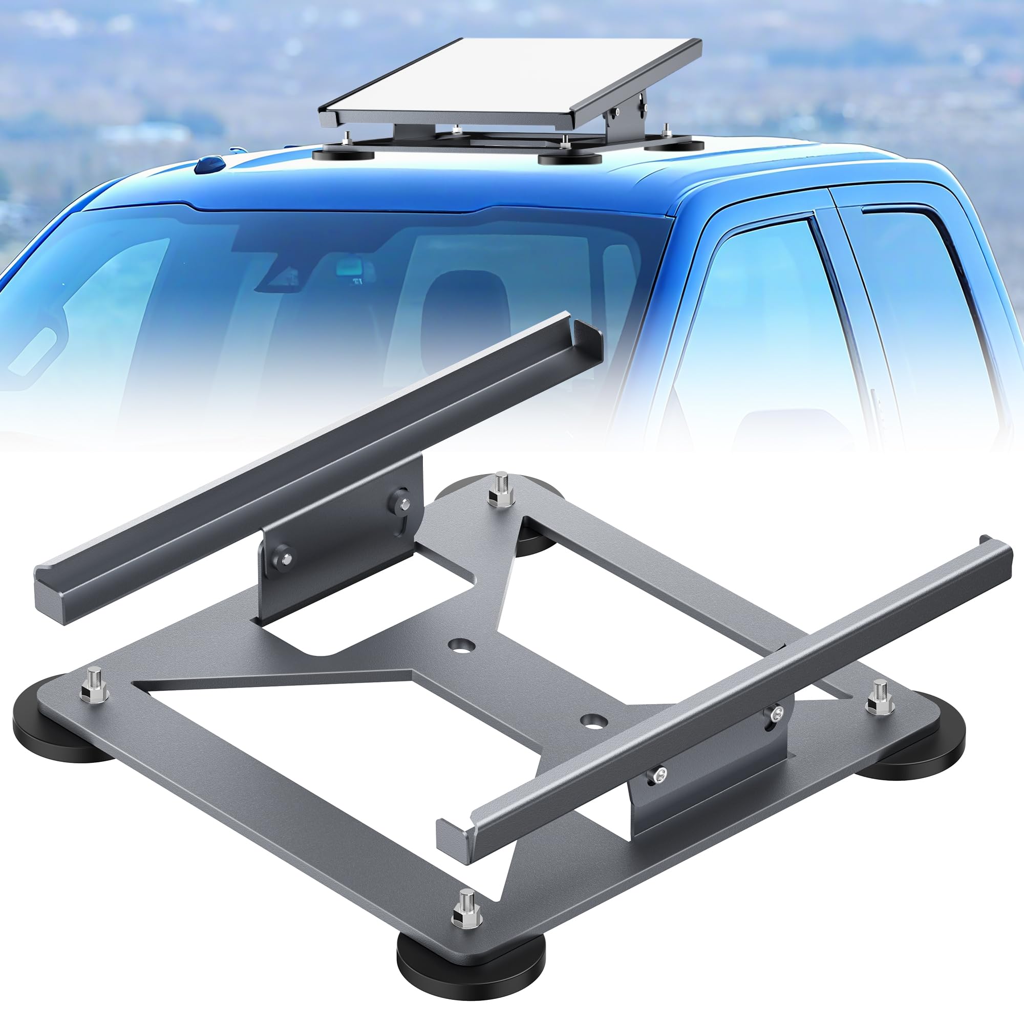 Photo 1 of Vehiker Starlink Mini Mount-30° Adjustable, ???? ??? ???????? Starlink Mini Magnetic Mount with 220lbs Heavy Duty Magnet Bases Professional for Trucks, Cars, RVs, Boat, Carbon Steel