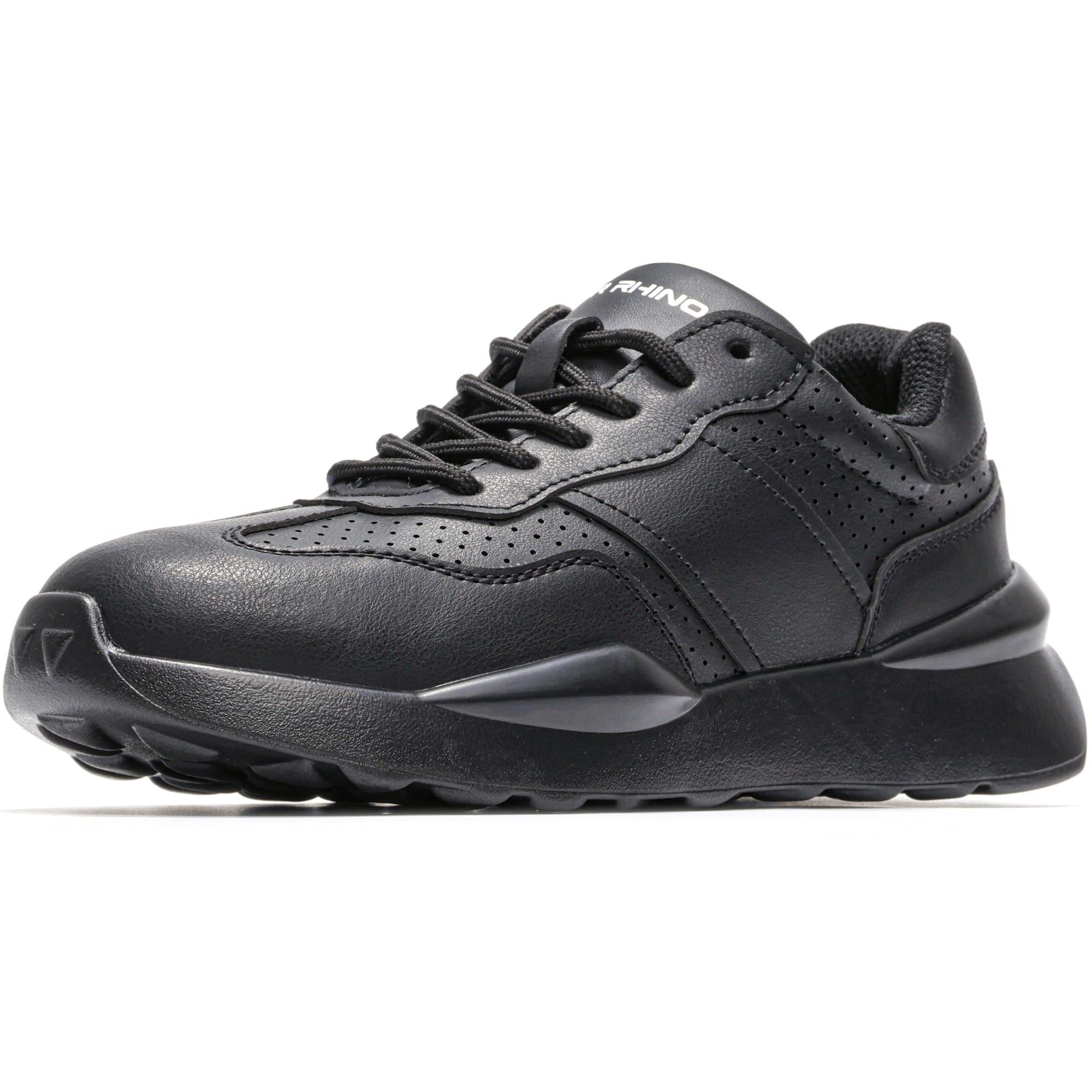 DRRHINO Steel Toe Shoes for Women Comfortable Lightweight Memory Foam ...
