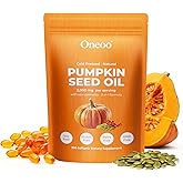 Oneoo Pumpkin Seed Oil 2000mg with Saw Palmetto - 300 Softgels for Hair, Urinary Tract, Bladder & Prostate Support - Cold Pressed, Non-GMO, Rich in Fatty Acids & Phytosterols, All-Natural Supplement