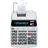 Canon P170-DH-3 Desktop Printing Calculator | Currency Conversion, Clock and Calendar, Time Calculation