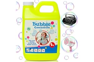 FUNNYB&G Bubble Solution Concentrated Refill 33.8oz - Non-Toxic Premium Bubble Refill for Bubble Machine Bubble Wand Bubble Toys - Bubble Machine Solution for Kids Toddlers Girls