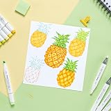 Ohuhu Alcohol Markers 72 Colors Brush Tip Dual Tips Chisel AP Certified view 8