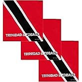 Motique Accessories Set of 3 Large Cotton Bandanas - Carribean Flags