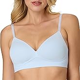 Maidenform Women's Wireless Bra, Barely There No-Show Bra for Women, Full Coverage, Convertible Straps