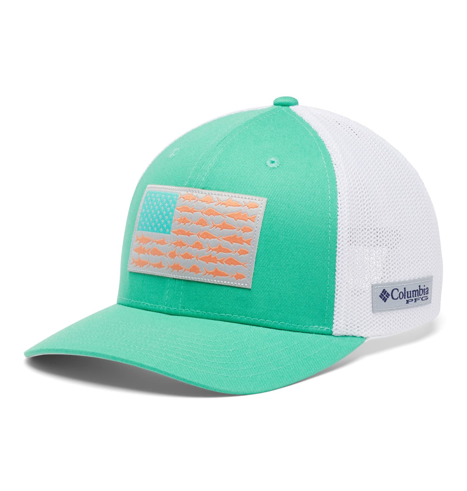 Columbia Unisex PFG Fish Flag Mesh Ball Cap