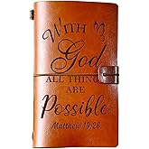 PRSTENLY Christian Gifts for Women, Inspirational Christian Journal for Women 140 Page Refillable Notebooks, Encouragement Birthday Christmas Graduation Gifts for Her Women Men Religious Gifts Idea