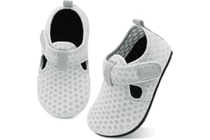 LeIsfIt Toddler Water Shoes Girls Boys Swim Beach Shoes Barefoot Aqua Socks Kids Non-Slip Water Socks