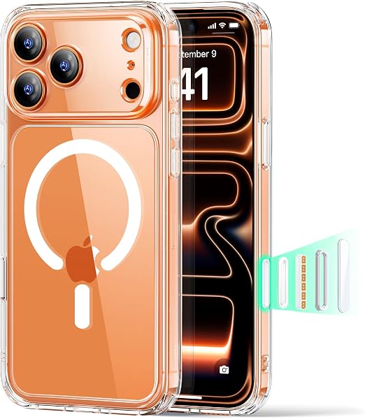 ESR for iPhone 17 Pro Max Case, Camera Control Cover, Compatible with MagSafe, Shockproof Military-Grade Protection, Magnetic