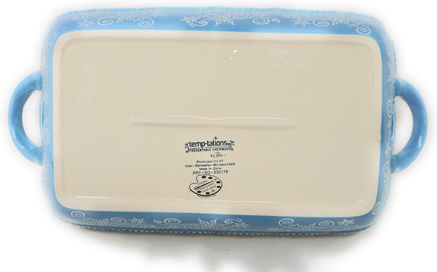 temptations casserole dish with carrier