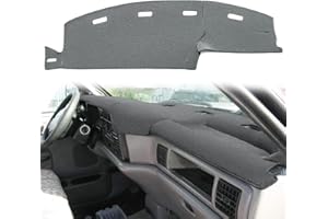 Yiz Dashboard Cover Dash Cover Mat Pad Custom Fit for Dodge Ram 1500 2500 3500 1994 1995 1996 1997 Pickup Truck (94-97DarkGray) J23