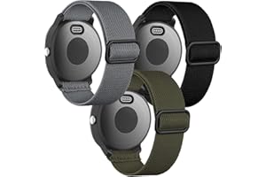 GARTOO Elastic Bands for Garmin Venu/Sq/Sq 2/Forerunner 165/55/645/245 Music Watch Bands, Garmin Vivoactive 5 Bands, 20mm Nylon Sport Wristband for Garmin Vivomove HR/Sport,Vivoactive 3 Men Women