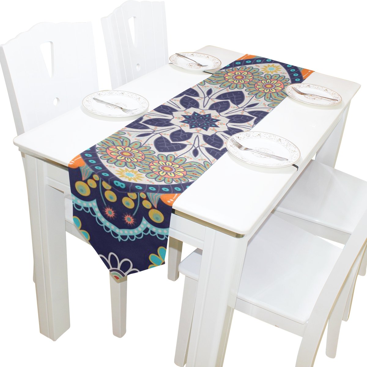 Best Orange Quilted Table Runner