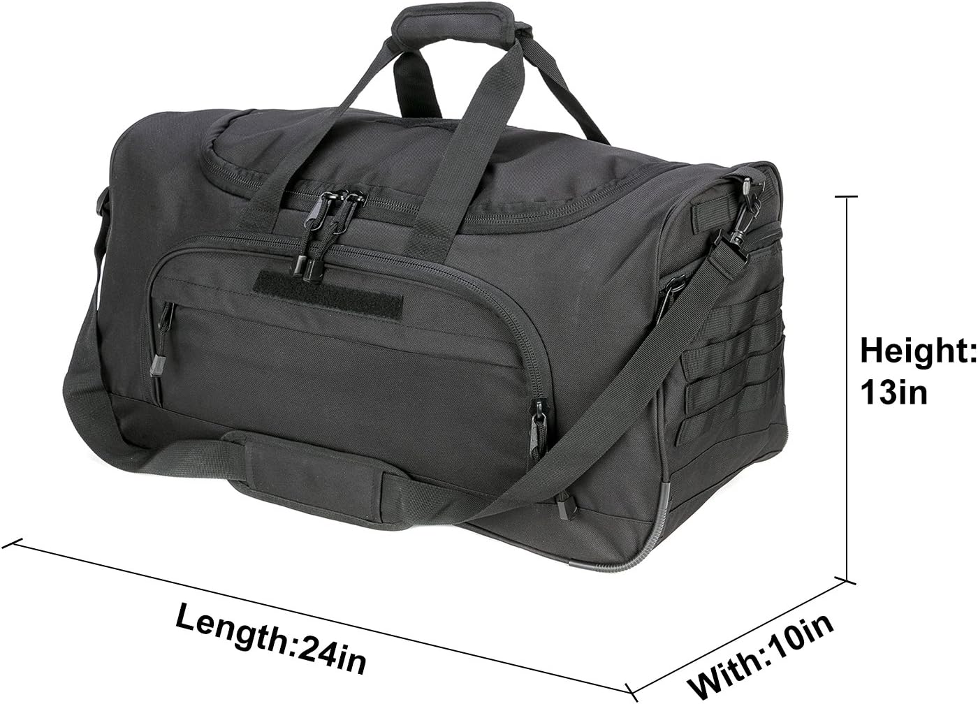 WolfWarriorX Gym Bag for Men Tactical Duffle Bag Military Travel Work Out Bags: Clothing