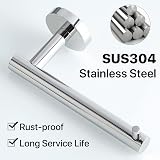 Sayayo Chrome Toilet Roll Holder SUS304 Wall Mounted Loo Tissue Bar EGYT6130-C view 4