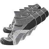 GRIP6 Wool Ankle Socks - Pack of 8 Small Merino Wool Socks Made in the USA - Lightweight Wool Hiking Socks - Warm Ankle Socks for Men and Women - Cold Weather Gear (Approach Grey)