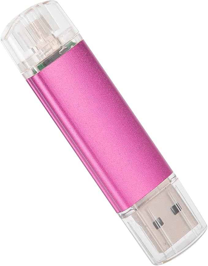 Unidad flash USB 2 en 1, disco OTG U, memoria extraíble de almacenamiento de datos externos de