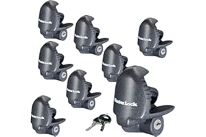 Master Lock - (8 Keyed Alike Universal Trailer Coupler Locks 379KA-8