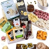 Gourmet Meat &amp; Cheese Sampler Gift Basket - Deluxe Charcuterie Cheese Platter - GourmetGiftBaskets.com Food Gifts