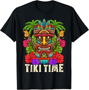 Tiki Hawaii Hawaii Aloha Hula Surf Island Party Gift T-Shirt