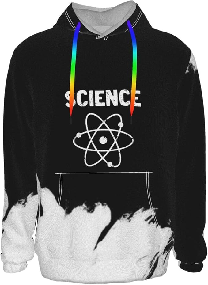 Science Pullover Hooded Sweatshirts For Boys Mens, Funny